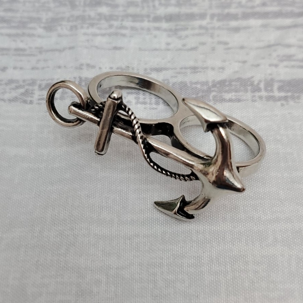 Two Finger Anchor Ring - Picture 3 of 11